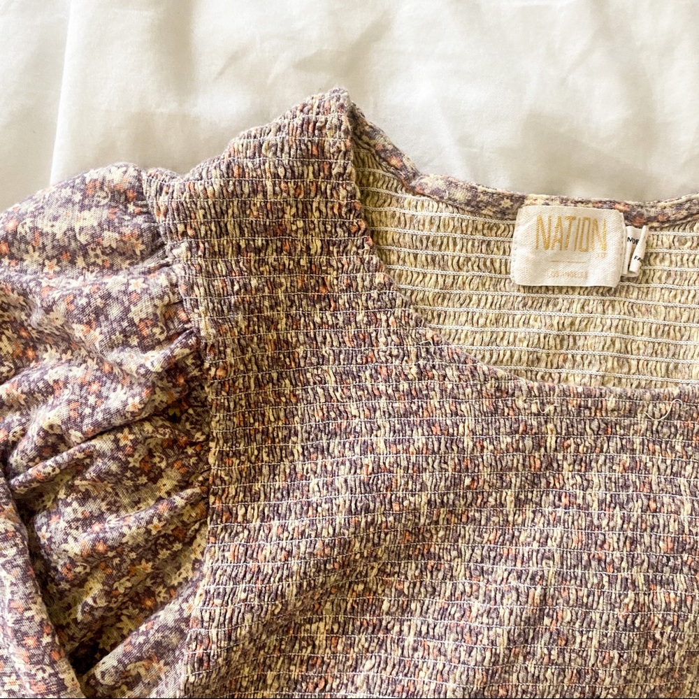 SMOCKED NATION LTD BLOUSE